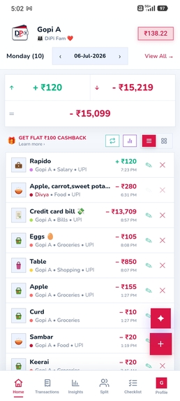DP: Income & Expense Tracker  – screenshot 1