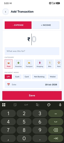 DP: Income & Expense Tracker  – screenshot 3