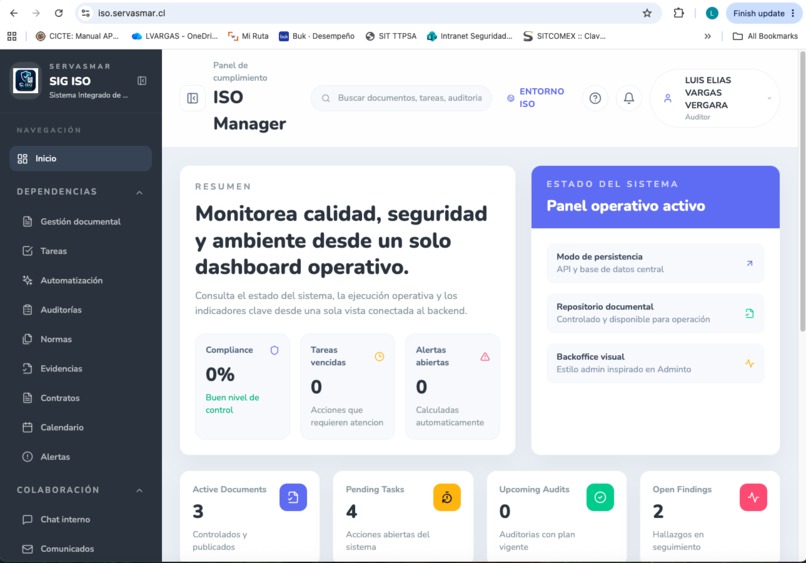 SOFTWARE GE GESTION ISO MANAGER – screenshot 2