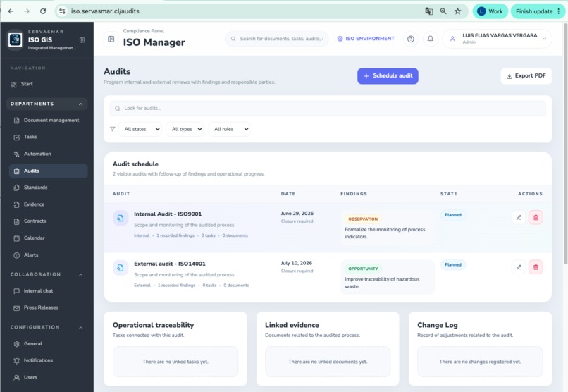 SOFTWARE GE GESTION ISO MANAGER – screenshot 4