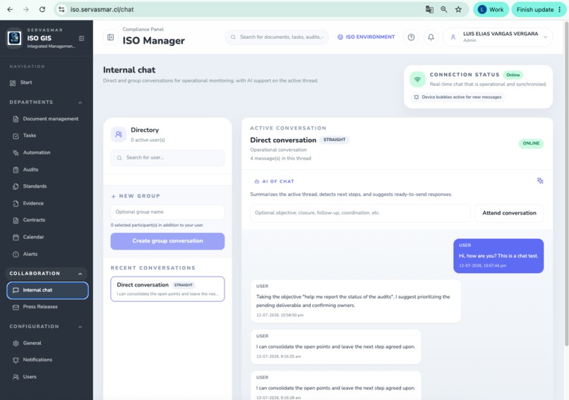 SOFTWARE GE GESTION ISO MANAGER – screenshot 5