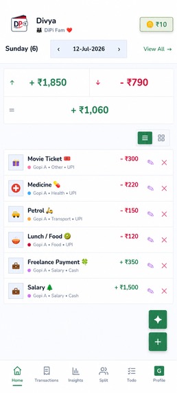 DP: Income & Expense Tracker – screenshot 1