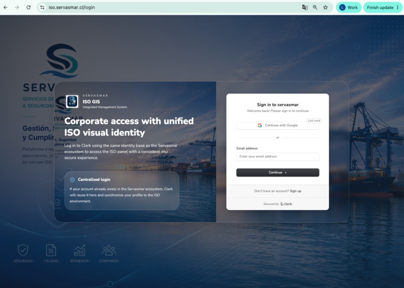 SOFTWARE GE GESTION ISO MANAGER – screenshot 1