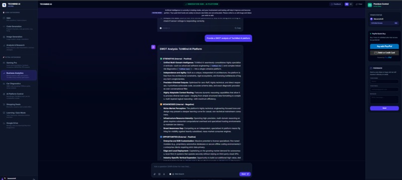 TechMind AI Console – screenshot 11