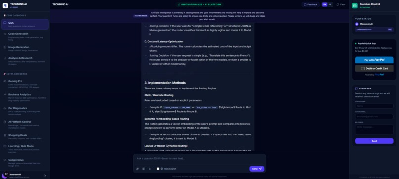 TechMind AI Console – screenshot 13
