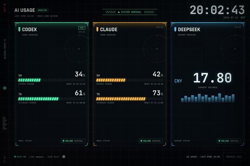 AI Usage Dashboard – screenshot 1