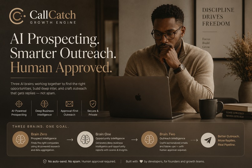 CallCatch: Multi-Brain AI for Prospect Intelligence – screenshot 1