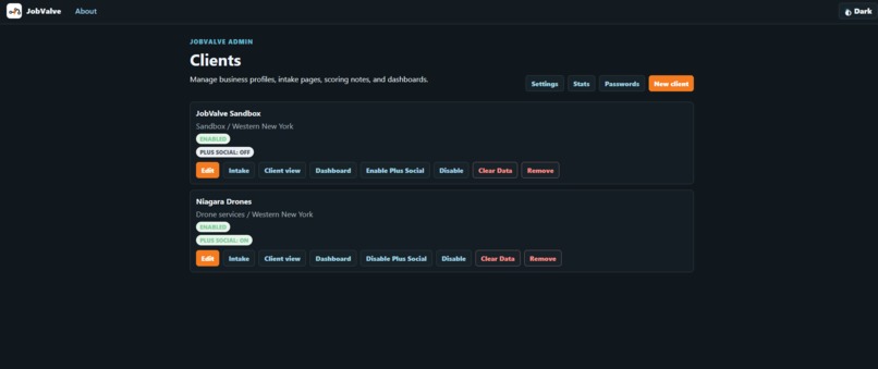JobValve – screenshot 5