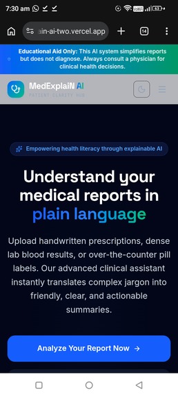 MedExplaiN AI – screenshot 2