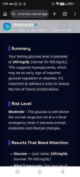 MedExplaiN AI – screenshot 5