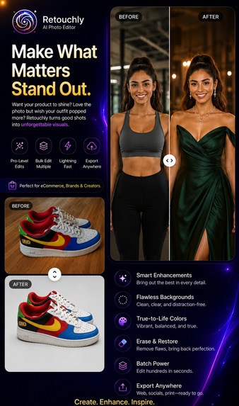 Retouchly — AI Product Content Studio – screenshot 1