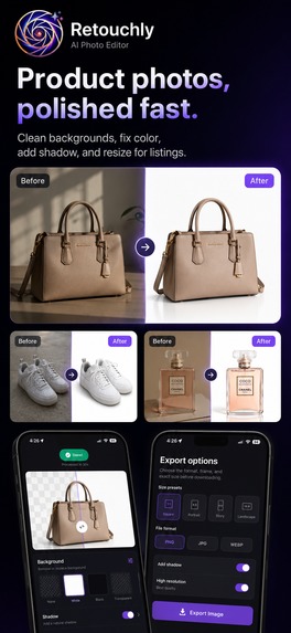 Retouchly — AI Product Content Studio – screenshot 4
