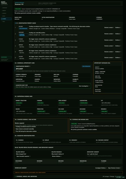 QuantTerminal:  Market Intelligence Platform – screenshot 5