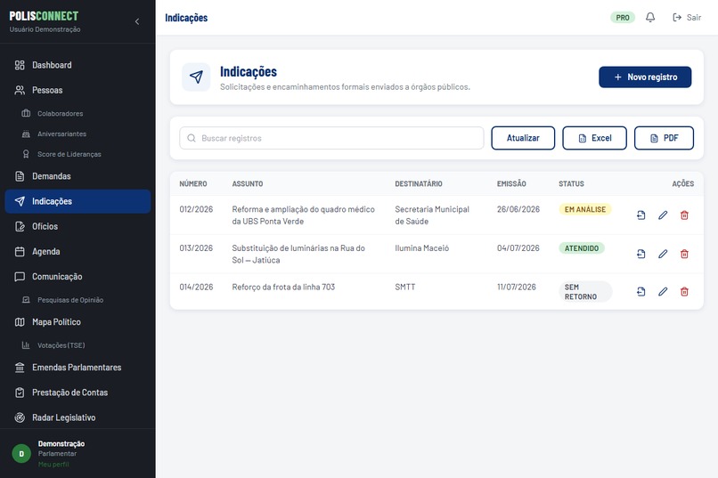 PolisConnect – screenshot 1