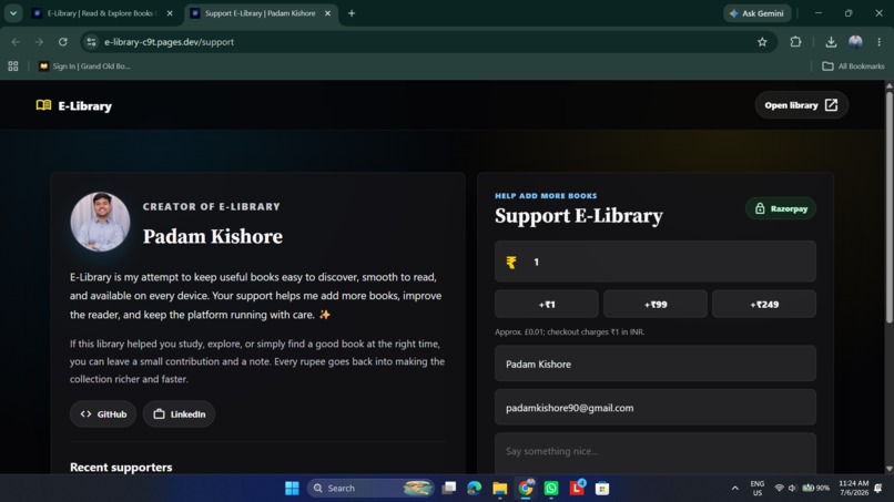 E-LIBRARY – screenshot 2