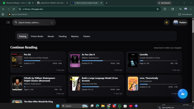E-LIBRARY – screenshot 3