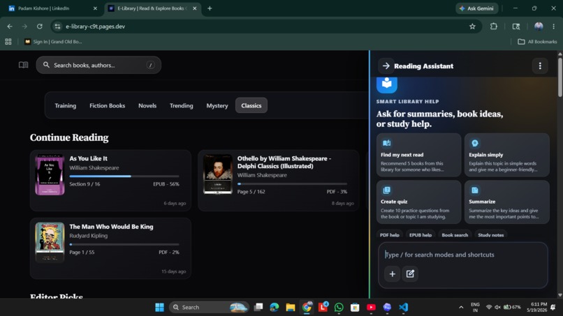 E-LIBRARY – screenshot 4