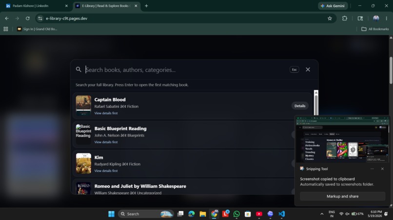 E-LIBRARY – screenshot 5