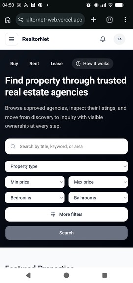 RealtorNet – screenshot 1