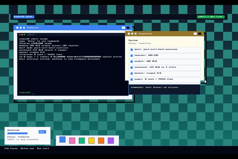 codexOS – screenshot 1
