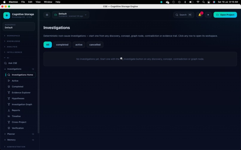 CSE – The Cognitive Knowledge Engine – screenshot 2