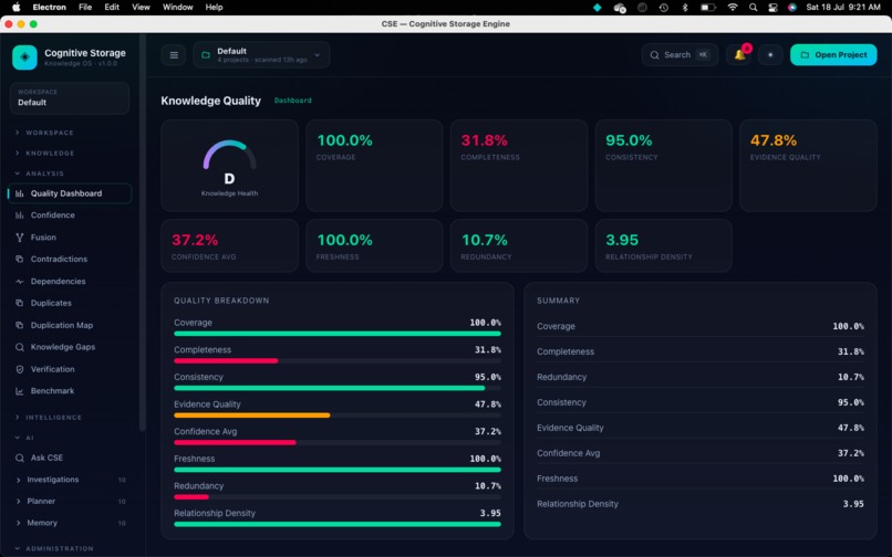 CSE – The Cognitive Knowledge Engine – screenshot 6