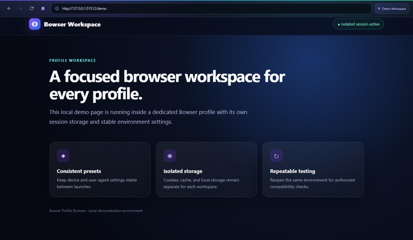 Bowser Profile Browser – screenshot 4