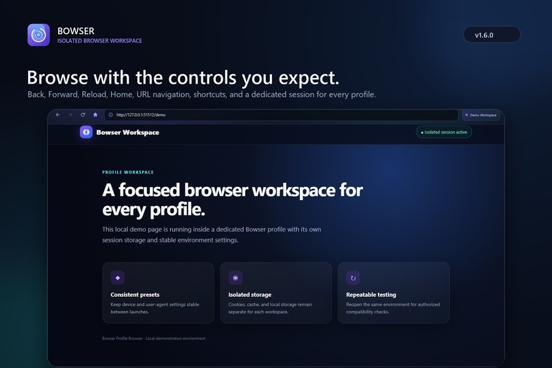 Bowser Profile Browser – screenshot 6