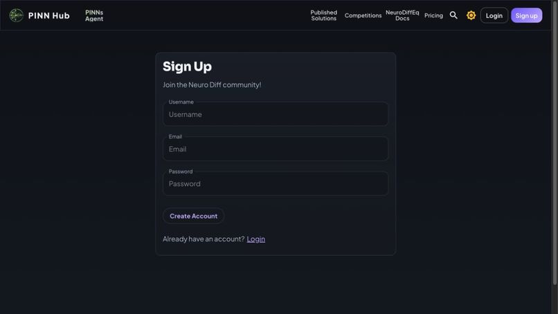 PINN Hub – screenshot 1