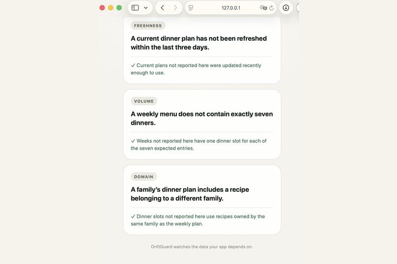 DriftGuard – screenshot 5