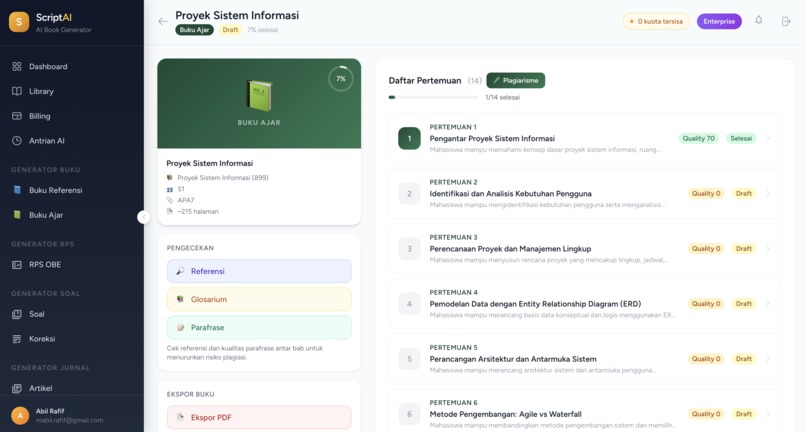 ScriptAI Campus – screenshot 4