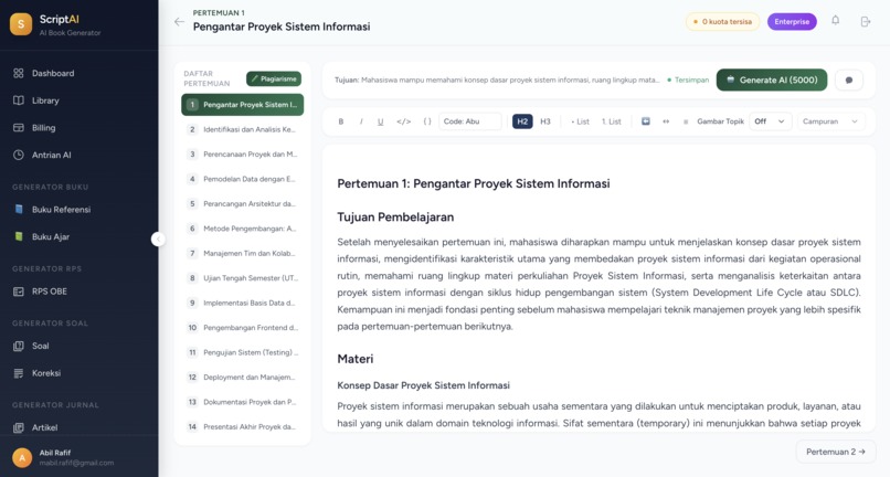 ScriptAI Campus – screenshot 5