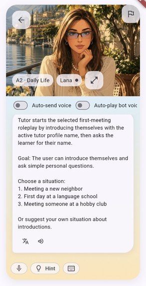 Language Voice Tutor – screenshot 1