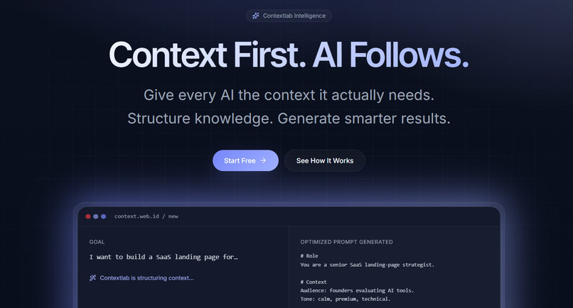Contextlab – screenshot 1