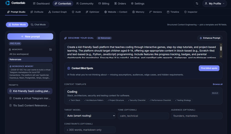 Contextlab – screenshot 3