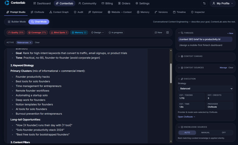 Contextlab – screenshot 4