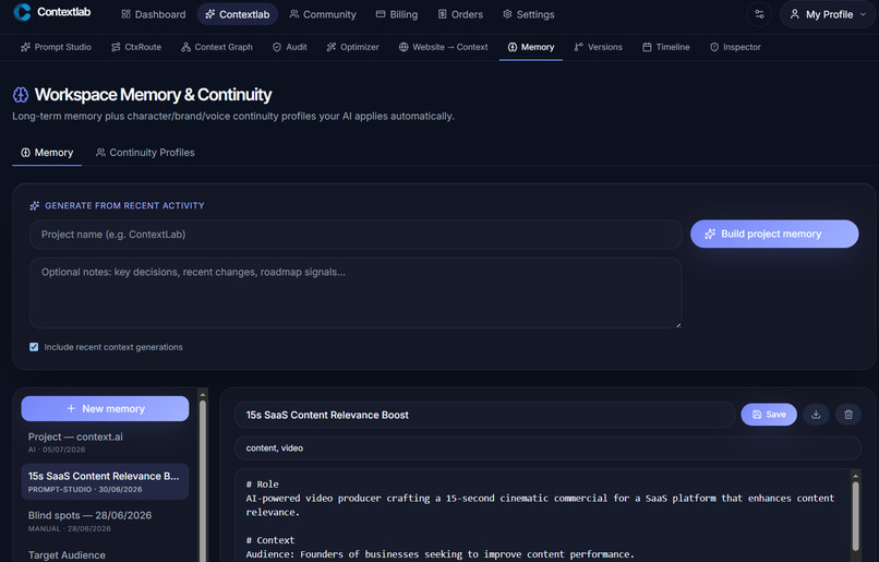 Contextlab – screenshot 6