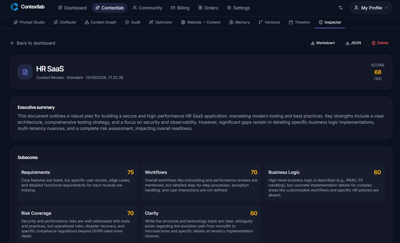 Contextlab – screenshot 7