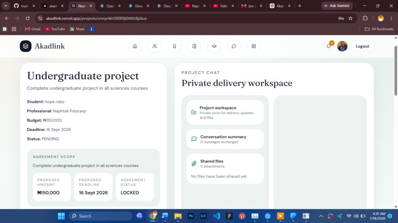 Akadlink  – screenshot 3