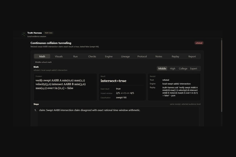 truth-harness – screenshot 2