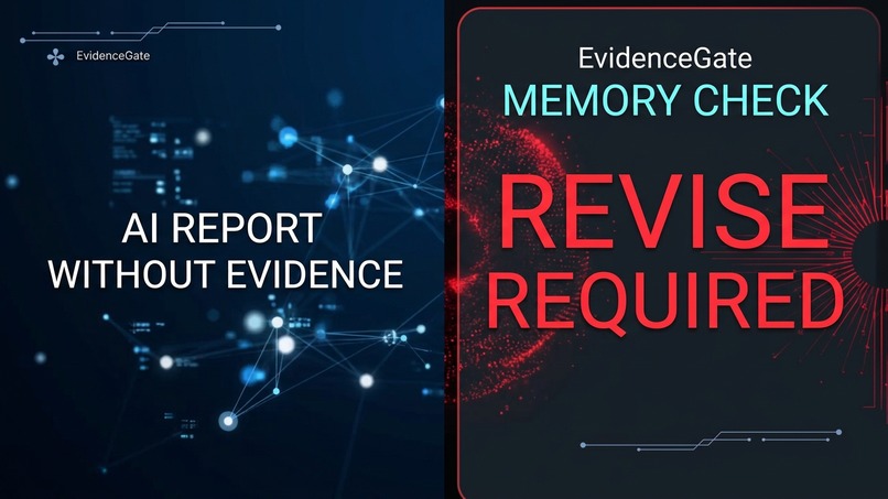 EvidenceGate Memory Agent – screenshot 2