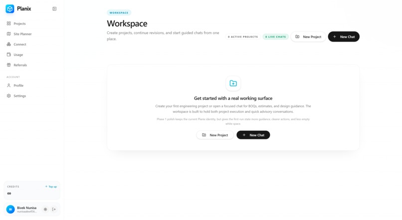 Planix – screenshot 1