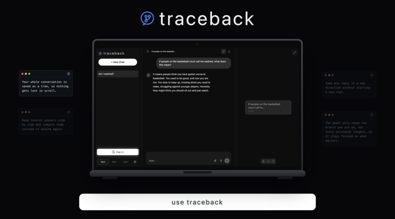 traceback – screenshot 1