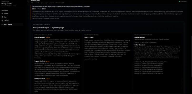 AgentCore – screenshot 2
