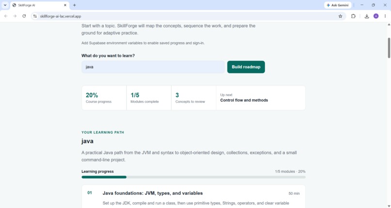 SkillForge – screenshot 3