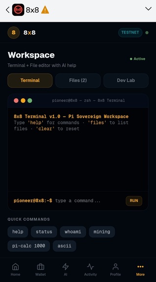 8x8 OS: Human-Controlled AI & Web3 Operating System – screenshot 6