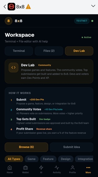 8x8 OS: Human-Controlled AI & Web3 Operating System – screenshot 9