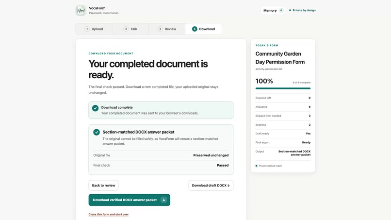 VocaForm – screenshot 2