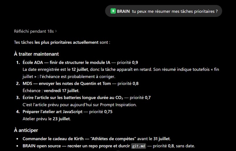 AI second brain – screenshot 3