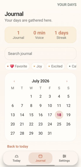 O-NEUL — A Private, Local-First AI Voice Journal – screenshot 5